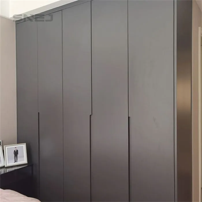Minimalist Plywood Open Wardrobe
